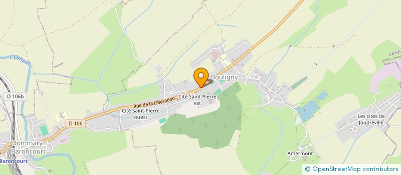 localisation de l'entreprise THERMOBAT 57 à BOULIGNY