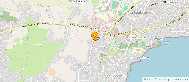 localisation de l'entreprise THERMOCEANE à SAINT-NAZAIRE