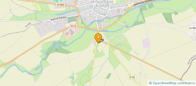 localisation de l'entreprise THERMOCLIM  VERNEUIL D'AVRE ET D'ITON