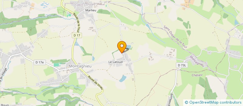 localisation de l'entreprise THERMOCLIMAT  MONTAGNIEU