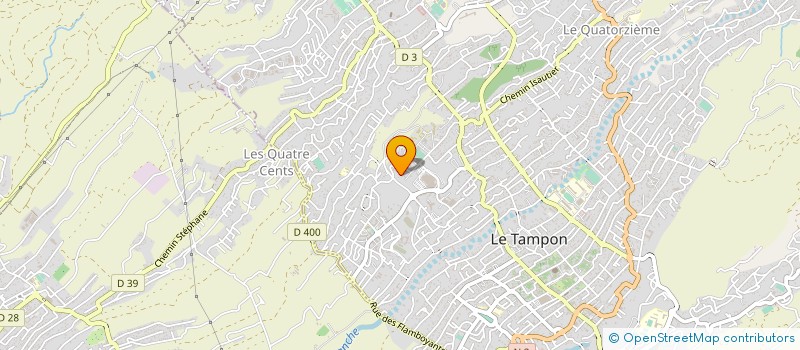 localisation de l'entreprise THERMOCOLOR REUNION ET VITRERIE à LE TAMPON