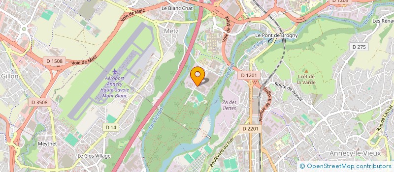 localisation de l'entreprise THERMOCOMPACT  EPAGNY METZ-TESSY