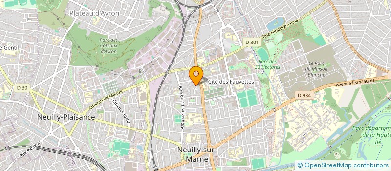 localisation de l'entreprise THERMOCONFORT  NEUILLY-SUR-MARNE