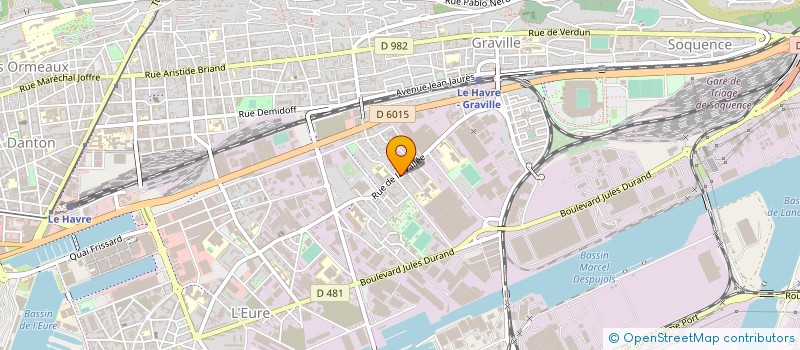 localisation de l'entreprise THERMODYNAMIC WORKSHOP TRAINING -TWT à LE HAVRE