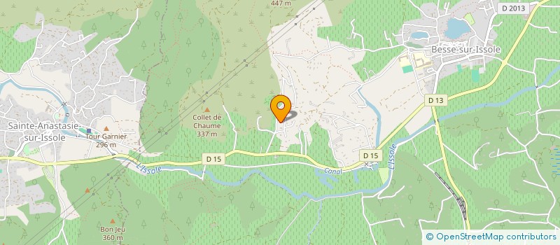 localisation de l'entreprise THERMODYNE  BESSE-SUR-ISSOLE