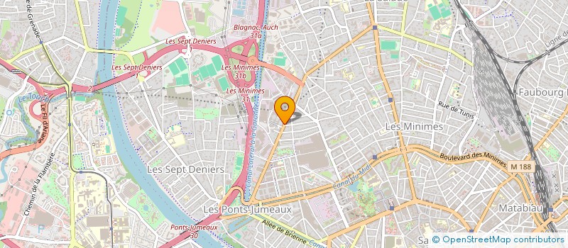 localisation de l'entreprise THERMOEL à TOULOUSE
