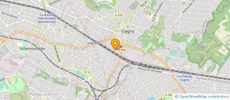 localisation de l'entreprise THERMOFILM à GAGNY