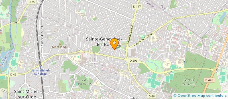 localisation de l'entreprise THERMOFLUIDE à SAINTE-GENEVIEVE-DES-BOIS