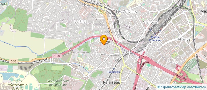 localisation de l'entreprise THERMOGRAPHIE CONSULTING à PALAISEAU