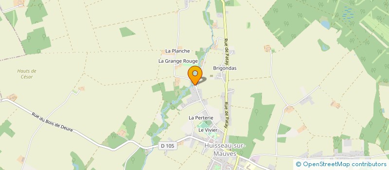localisation de l'entreprise THERMOPRO à HUISSEAU-SUR-MAUVES