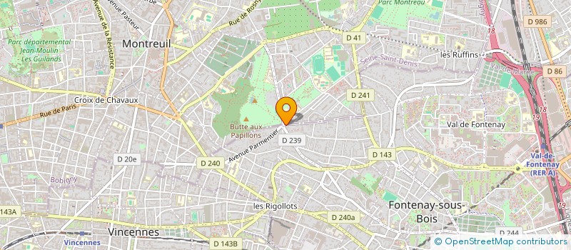 localisation de l'entreprise THERMOPTIM à FONTENAY-SOUS-BOIS