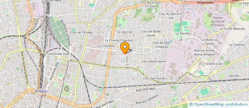 localisation de l'entreprise THERMOSFRANCE à ORLEANS