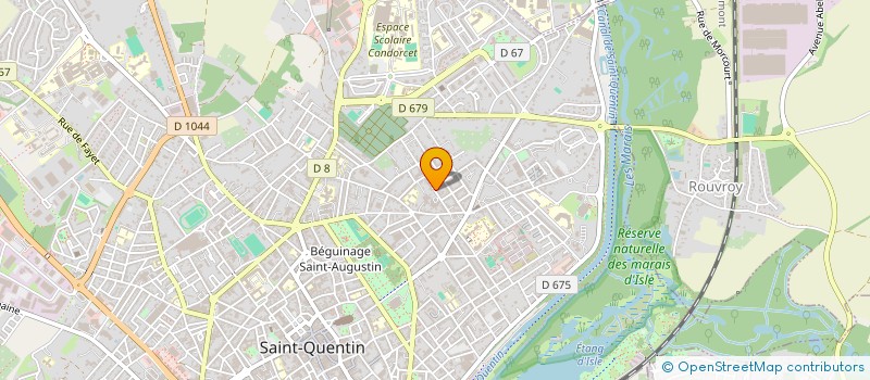 localisation de l'entreprise THERMOSTAFF à SAINT-QUENTIN