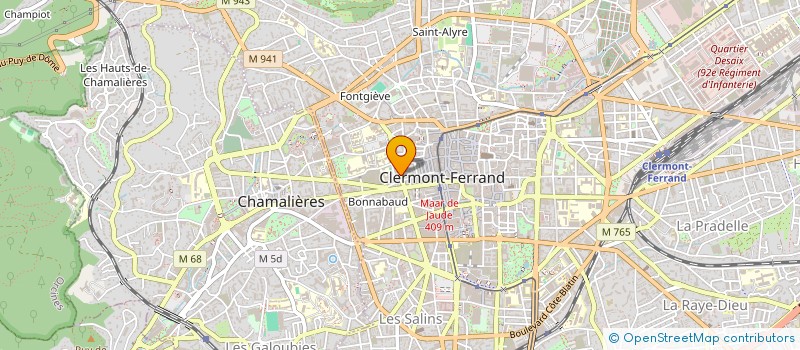 localisation de l'entreprise THERMOSTAT 7  CLERMONT-FERRAND