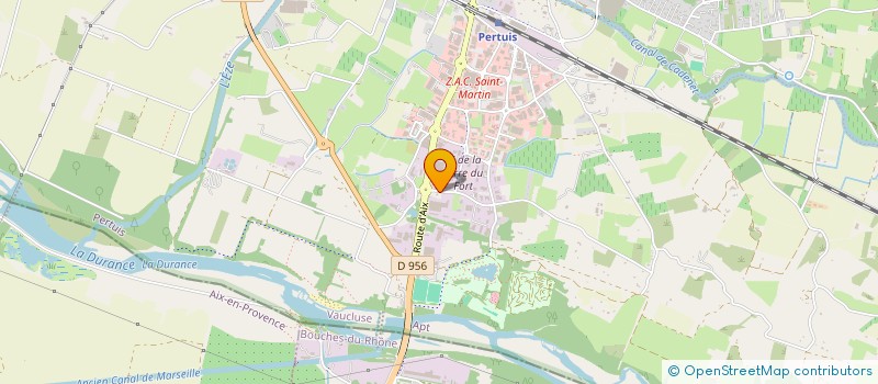 localisation de l'entreprise THERMOTOP à PERTUIS
