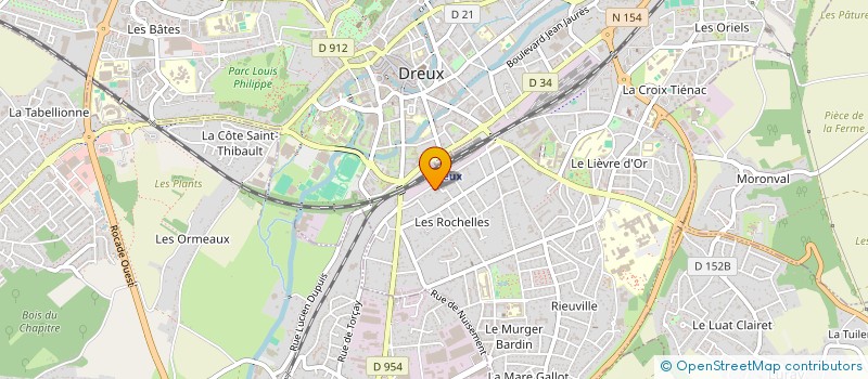 localisation de l'entreprise THERMOXY à DREUX