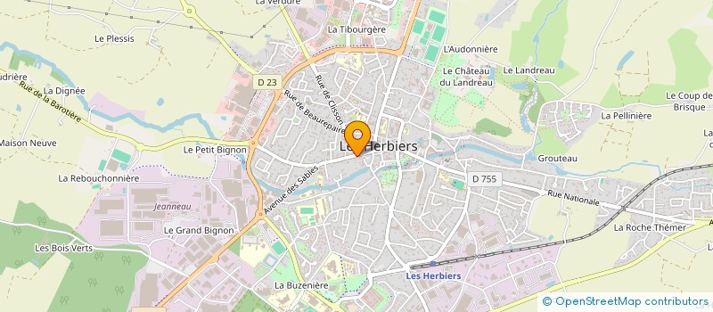 localisation de l'entreprise THERMXPERT à LES HERBIERS