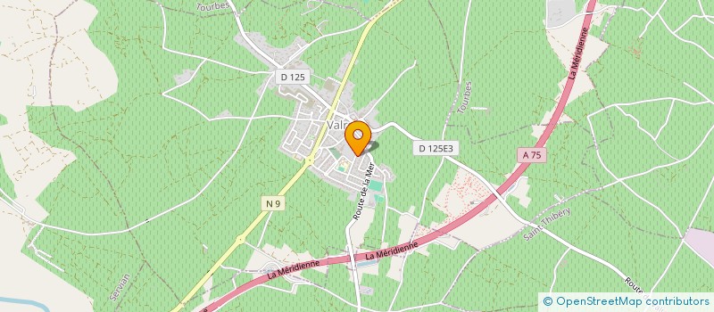 localisation de l'entreprise THERON  VALROS