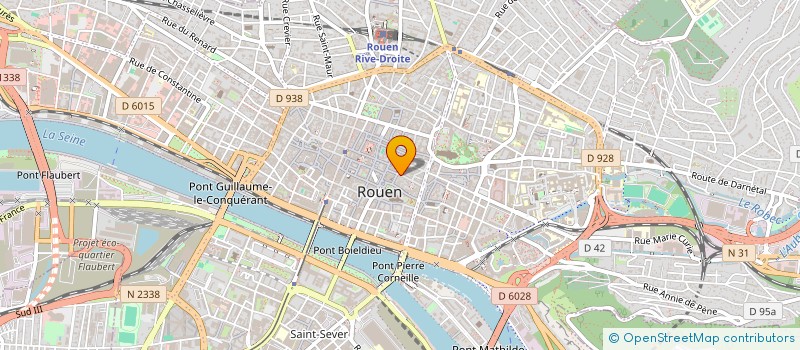 localisation de l'entreprise THERON à ROUEN