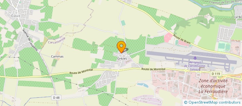 localisation de l'entreprise THERON ENERGIE  CARCASSONNE