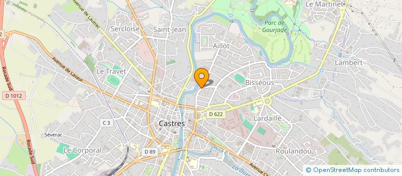 localisation de l'entreprise THERON PERIE IMMOBILIER  CASTRES