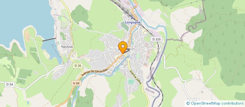 localisation de l'entreprise THEROND OLIVIER ET SANDRINE  LANGOGNE