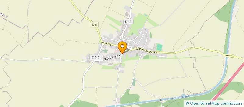 localisation de l'entreprise THERY à HERMIES
