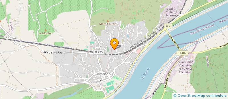 localisation de l'entreprise THERY HOLDING  ARAMON