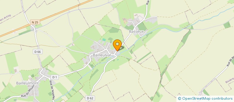 localisation de l'entreprise THERY PATTE  BAILLEULVAL