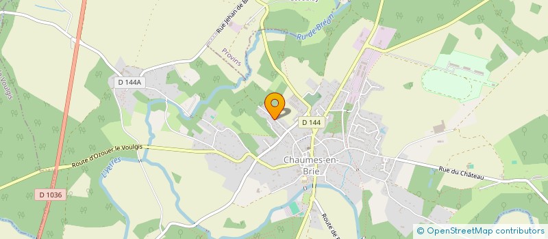 localisation de l'entreprise THES&CAFE  CHAUMES-EN-BRIE