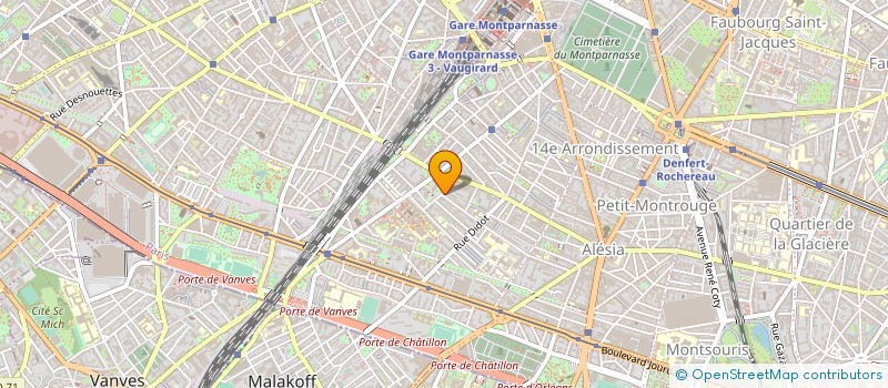 localisation de l'entreprise THESA à PARIS