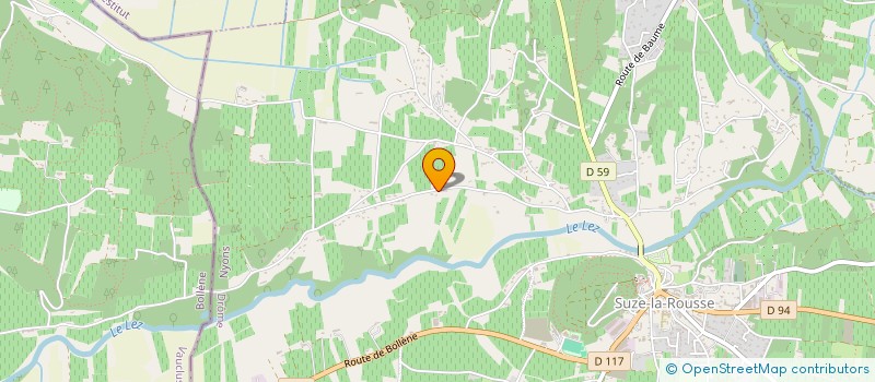 localisation de l'entreprise THESA  SUZE-LA-ROUSSE