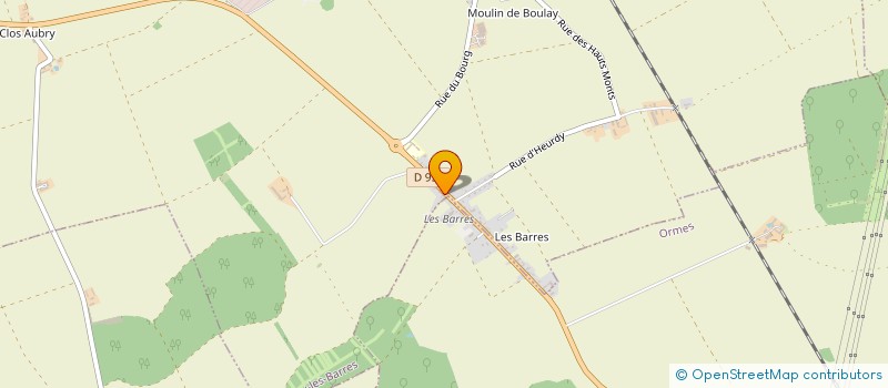 localisation de l'entreprise THESA à BOULAY-LES-BARRES
