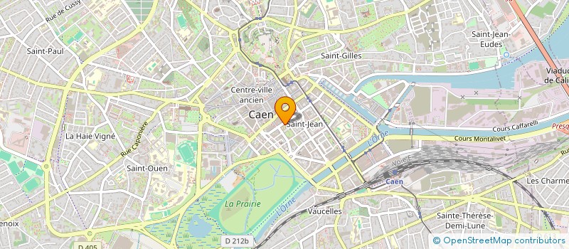 localisation de l'entreprise THESA à CAEN