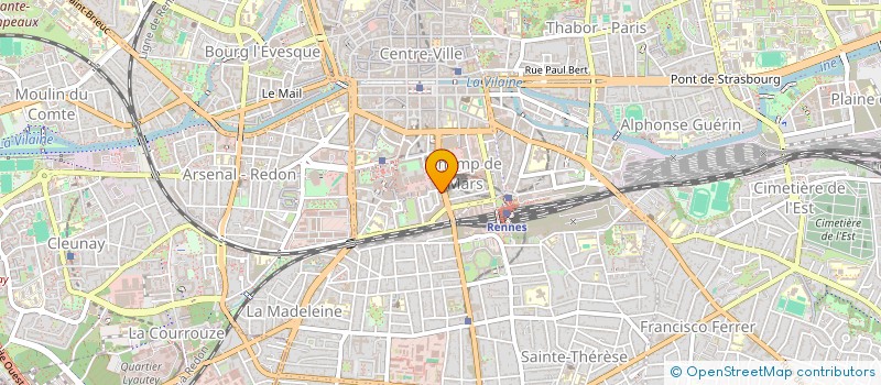 localisation de l'entreprise THESAURIS à RENNES