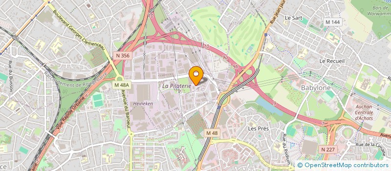 localisation de l'entreprise THESCA à LILLE