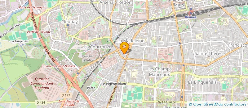 localisation de l'entreprise THESE DAYS PRODUCTION  SAINT-JACQUES-DE-LA-LANDE