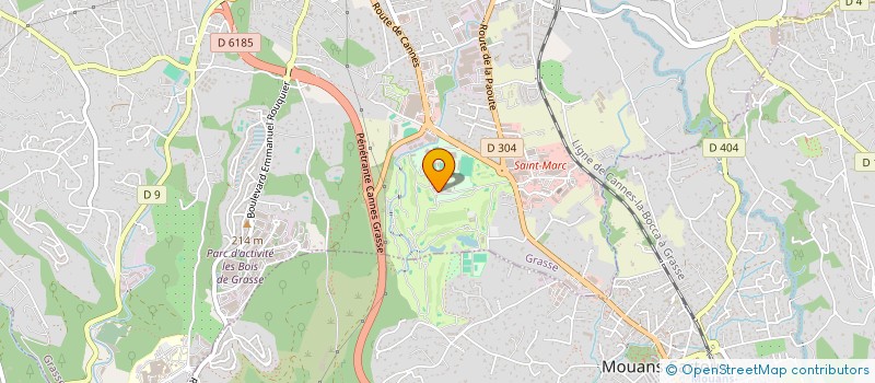 localisation de l'entreprise THESEE  GRASSE