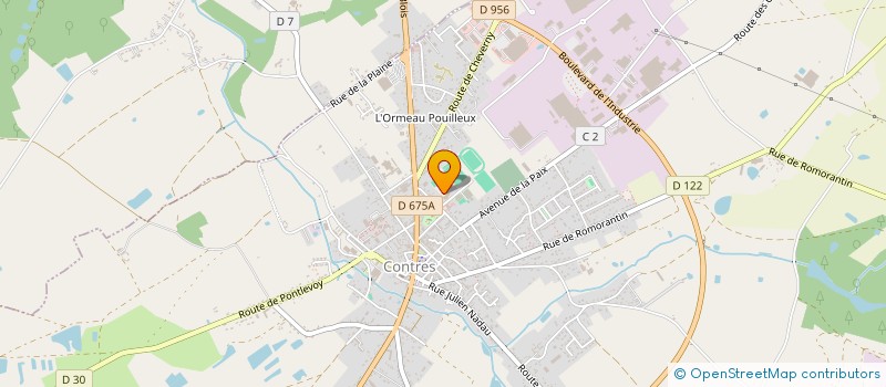 localisation de l'entreprise THESEE à LE CONTROIS-EN-SOLOGNE