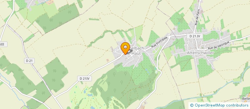 localisation de l'entreprise THESEE  MICHELBACH-LE-HAUT