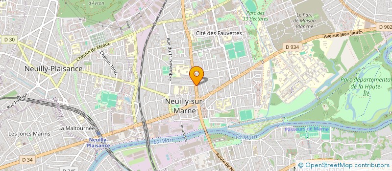 localisation de l'entreprise THESEE - MSP à NEUILLY-SUR-MARNE