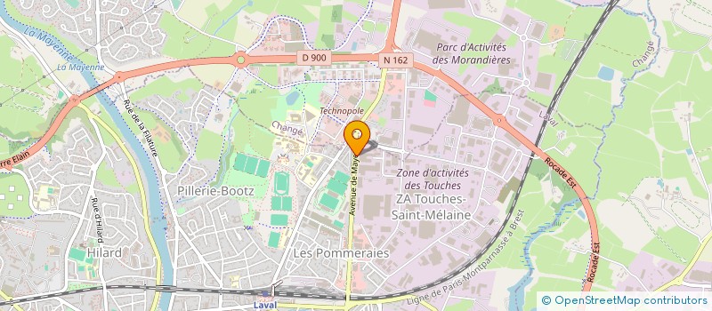 localisation de l'entreprise THESEO FRANCE à LAVAL
