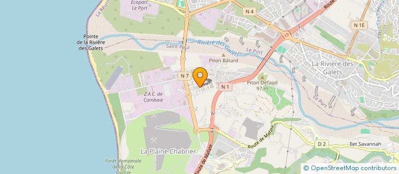 localisation de l'entreprise THESIS à SAINT-PAUL