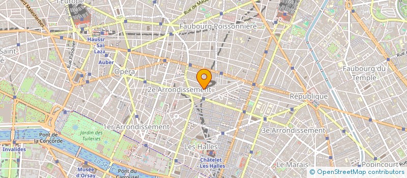 localisation de l'entreprise THESSILLY HOLDING à PARIS
