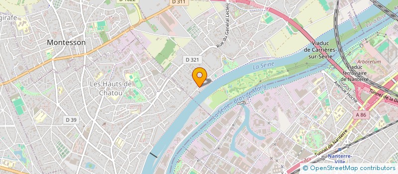 localisation de l'entreprise THESYA  CARRIERES-SUR-SEINE