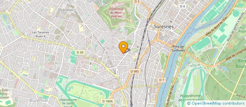localisation de l'entreprise THETA BTP à SURESNES