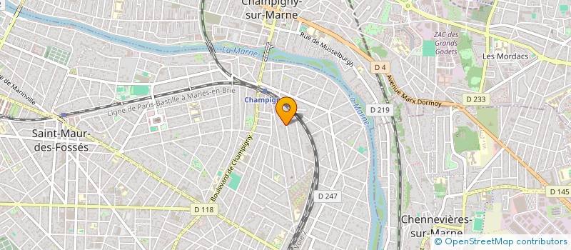 localisation de l'entreprise THETA ENVIRONNEMENT à SAINT-MAUR-DES-FOSSES