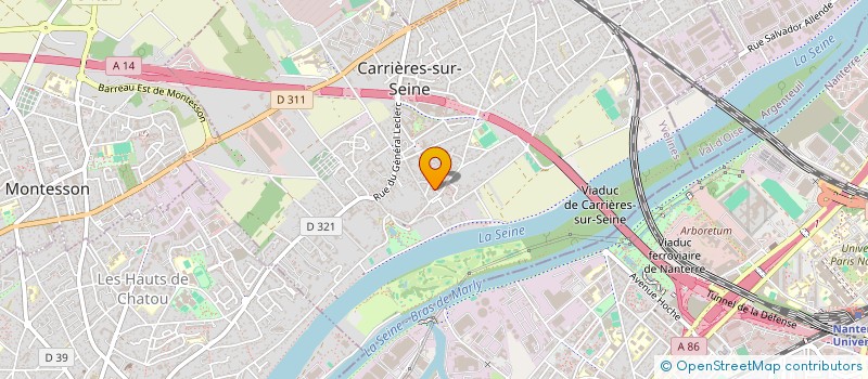 localisation de l'entreprise THETA PRODUCTION à CARRIERES-SUR-SEINE