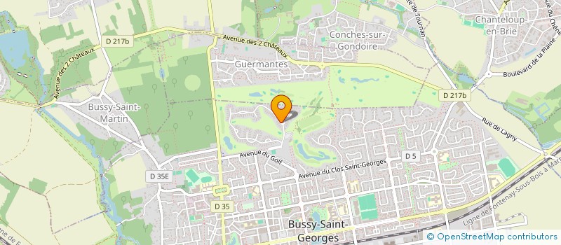 localisation de l'entreprise THETCA  BUSSY-SAINT-GEORGES