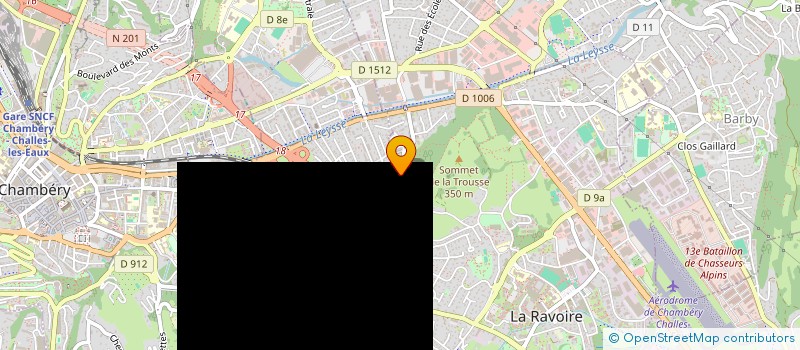 localisation de l'entreprise THETIS  LA RAVOIRE